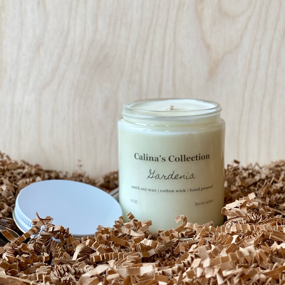Gardenia | Scented Candles | A Rich Green Floral Scent